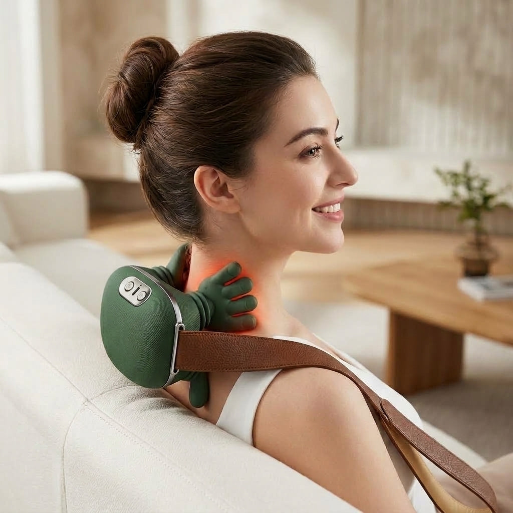 Cordless 4D Bionic Heated Neck & Shoulder Massager